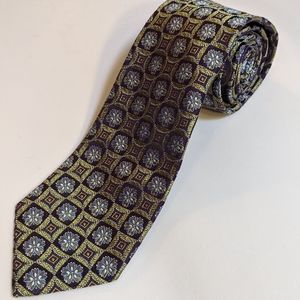Ermenegildo Zegna NecktieGreen and Purple